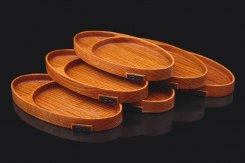 Набор тарелок ДМ-03 (массив американского дуба) 6 шт.